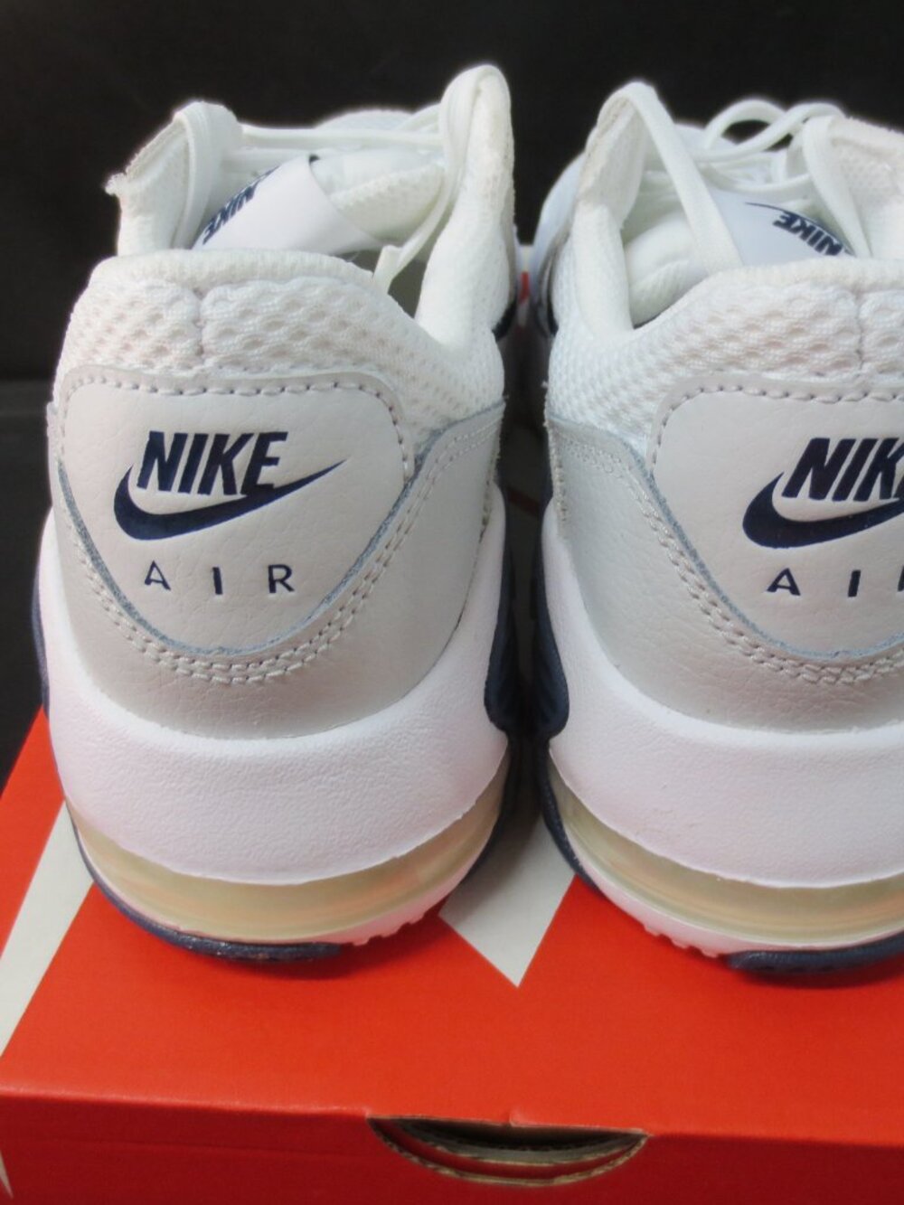 Nike Air Max Excee Women's Training Shoes Sizes: 6, 7, 8 White / Navy CD5432-142 - Picture 4 of 8